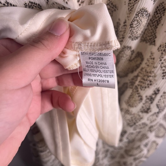 Vici Camino Snake Print Metallic midi Dress size large - Picture 6 of 7